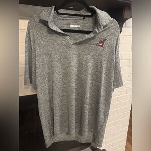 Columbia Heather Gray Men's Polo Shirt